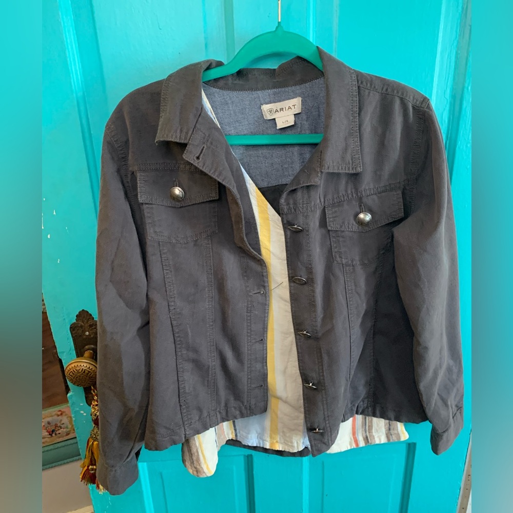 Ariat Boho Military Style Jacket Vintage Large